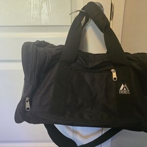 Everest Black Duffel Bag for Men